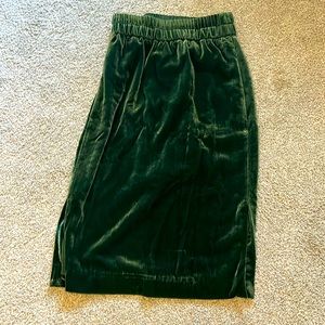 Velvet skirt